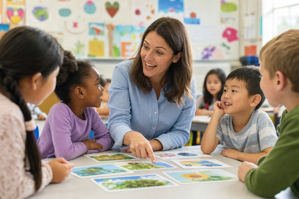 Structured English Immersion classroom for English learners